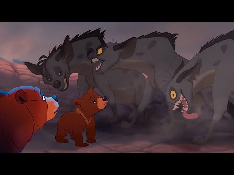 Hyenas chase Brother Bear / Disney Crossover