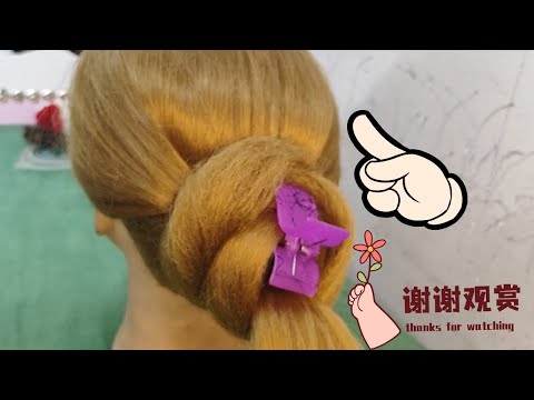 Unique And Beautiful Hairstyle|Daily Stilish Hairstyle|Clucher Hairstyle|High Bun,