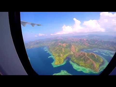 菲律賓科隆島CORON-飛機上空中俯瞰科隆島絕美景色