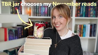 TBR prompt jar chooses my November reads! 🫙📚 November TBR