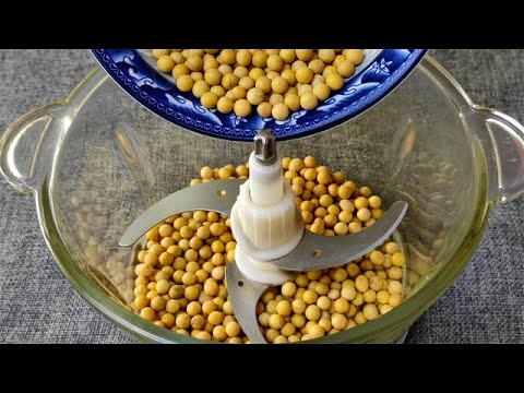 Put Yellow Beans in a Meat Grinder and Instantly Make Delicious Food!