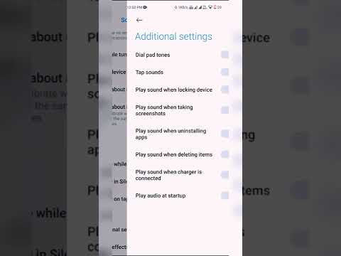 How to enable and disable play sound when taking screenshots In Redmi Phones