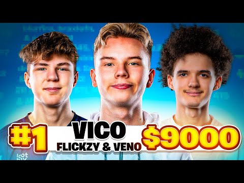 1ST PLACE TRIO CASH CUP ($9,000) 🏆 w/ veno & FlickzyV2