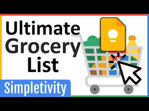 Ultimate Shopping List in Google Keep (so easy to use!)