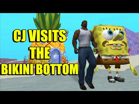 CJ visits the Bikini Bottom