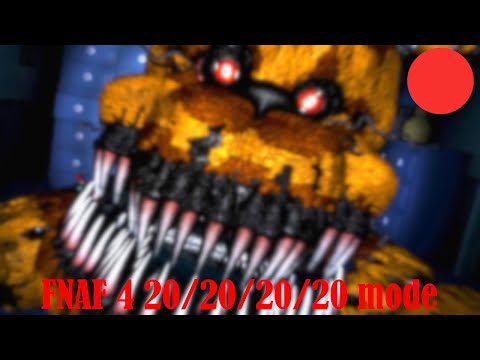 FNAF 4 | Trying to beat 20/20/20/20 mode Live!