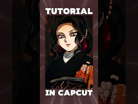 Anime edit Tutorial on CapCut 💜 #capcuttutorial #capcut #capcutpioneer