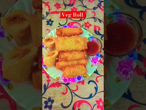 Veg Roll #vegroll #food #cooking #shorts #ytshorts #subscribe #aliyaskitchen