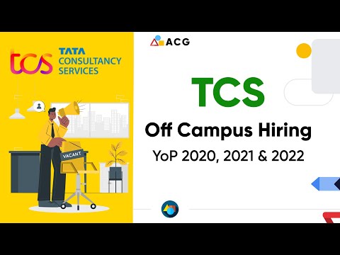 TCS Off Campus Hiring for YoP 2020, 2021 & 2022 | TCS Free Hiring | Batch 2020 to 2022 | TCS ITP