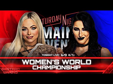 WWE 2K24 | Liv Morgan VS Rhea Ripley - Women's World Championship | Saturday Night Main Event