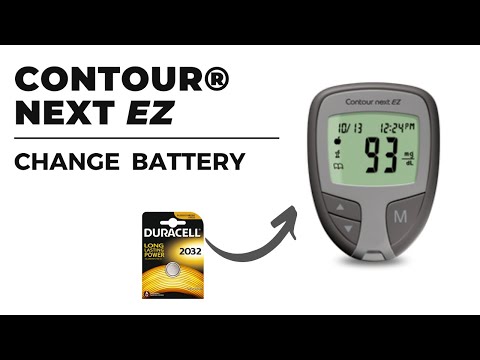 Change battery in Contour Next EZ Meter