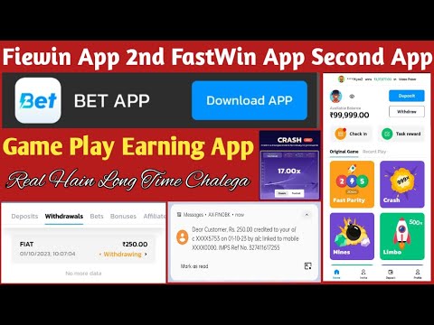 Fiewin App 2nd Faatwin App Second App Lunch Today ! BET App Se Paise Kaise Kamaye ! BET Earning App