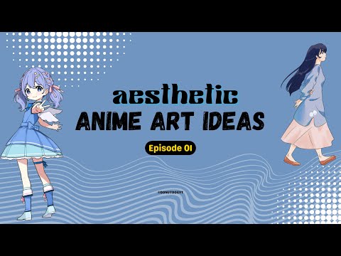 How To Draw An AESTHETIC ANIME GIRL! aesthetic anime drawing ideas 1 #art #arrt #animeart #animegirl