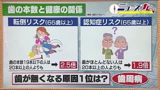 残存歯が多いほど健康に？《毎年の歯科検診義務化へ》歯を失う要因１位は歯周病 (22/06/09 19:18)