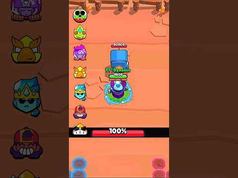 Which Legendary Brawler Can Do Most Damage On Heist Safe !? #brawlstars #shorts