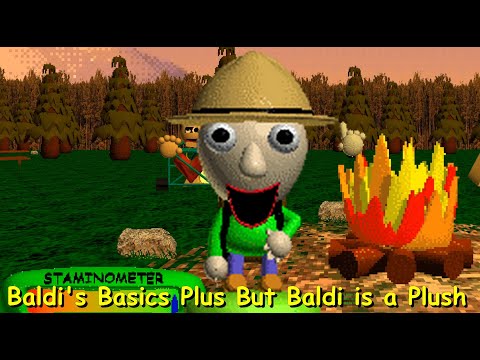 Baldi's Basics Plus But Baldi is a Plush! V0.7 - Baldi's Basics Plus Mod