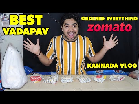 Eating Every VADAPAV from ZOMATO 🔥 KANNADA | Maharaja Vadapav Dharwad | Food Vlogs | TheGeekIndia