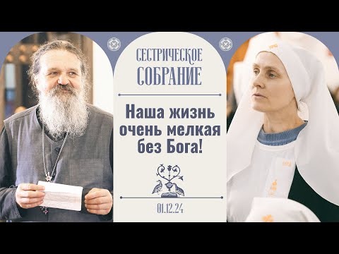 «Наша жизнь». Сестрическое собрание с о. Андреем Лемешонком 01.12.2024