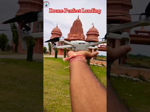 Drone Perfect Landing In hand || Day 003 #youtubeshorts #droneshot #djimini3 #dhanteras