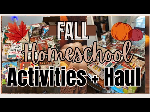 Fall Homeschool Haul & Activities 2024 | Affordable & Fun Fall Curriculum Picks!