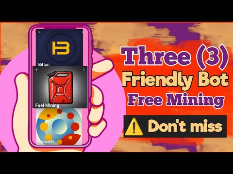 💥3 new friendly mining telegram Bot | Bitton   Fuel   PocketFi | don't miss opportunity to earn