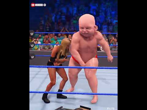 WWE Match Big Baby Vs Stacy Keibler | WWE Raw Fight Part 07