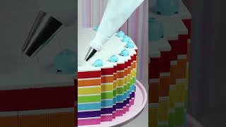 Rainbow Cake - Stop Motion Cooking 🎂🌈