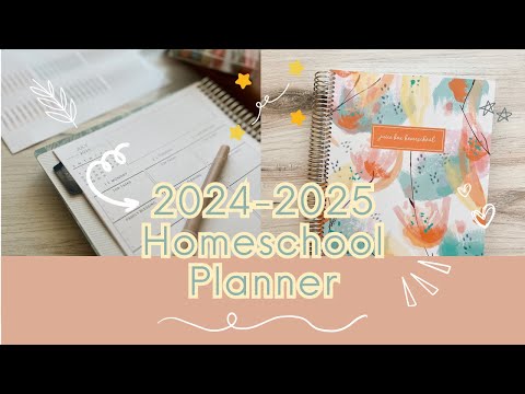 2024-2025 HOMESCHOOL PLANNER FLIP THROUGH | PLUM PAPER