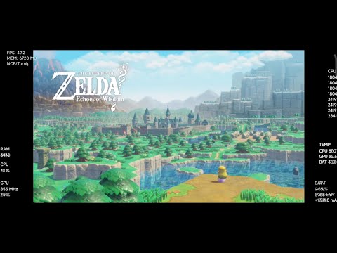 The Legend of Zelda: Echoes of Wisdom Android Uzuy Switch Gameplay Xiaomi11TPro 12RAM SD888 Test