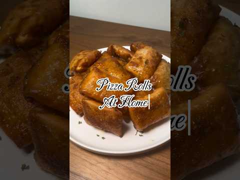 Quick and Easy Pizza Rolls At Home #pizzarolls #shorts