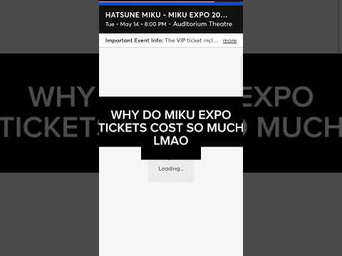 HELP THEY COST TOO MUCH #miku #mikuexpo #hatsunemiku