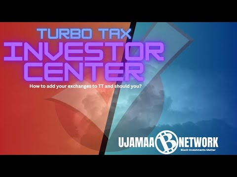 Streamline Your Taxes: Adding a Crypto Exchange to TurboTax Investor Center | Ujamaa Network