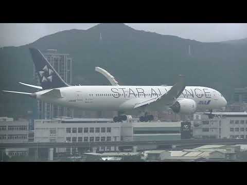 全日本空輸 All Nippon Airways 787-9(JA899A, 星空聯盟 Star Alliance) NH-851 羽田(HND)→松山(TSA) landing