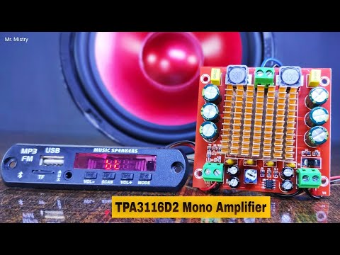 TPA3116D2 Mono (150w) Amplifier Board | Bluetooth Amplifier