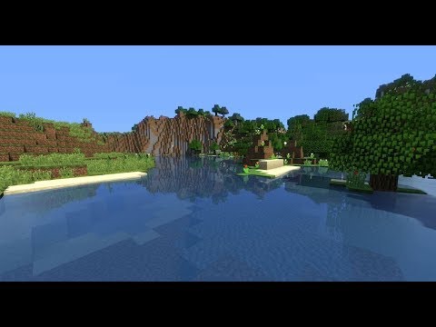 Minecraft Shader Water and Landscape