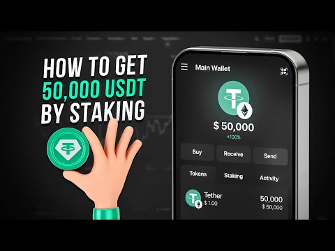 How to Get 50000 USDT 💰 | Earn by Staking Tether | Step-by-Step Guide to Fast Crypto Rewards