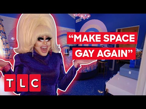 Trixie “Makes Space Gay Again” With Her Atomic Bombshell Room! | Trixie Motel