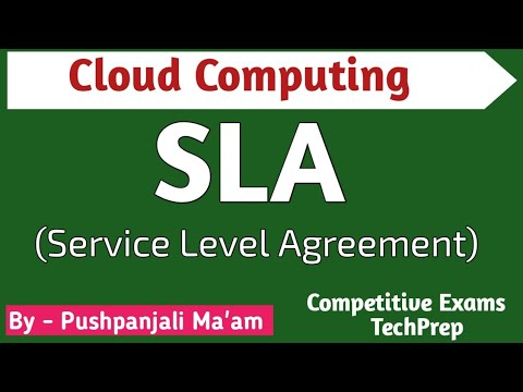 Lec - 3.1 Overview of SLA  in cloud Computing in Hindi