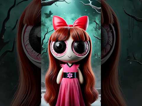 Horror versions of the Powerpuff Girls #creepy