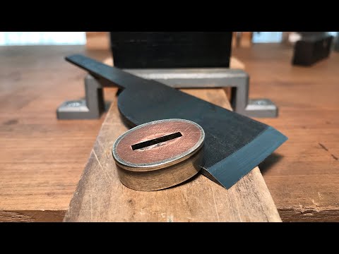 革包丁を作ろう。＃02-口金 / Making a Japanese leather knife #02-Clasp