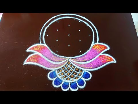 5*3 dots new year rangoli| margazhi kolam designs| thipkiyanchi rangoli| rangoli muggulu #rangoli