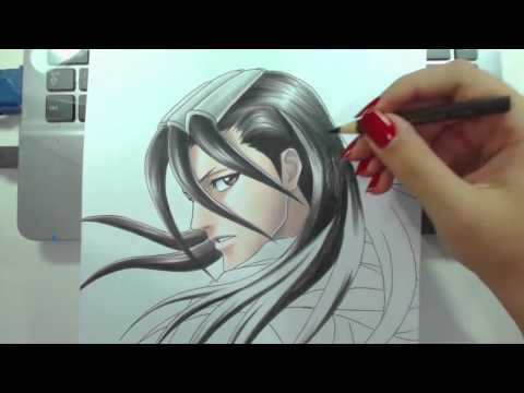 Speed Drawing - Kuchiki Byakuya (Bleach)