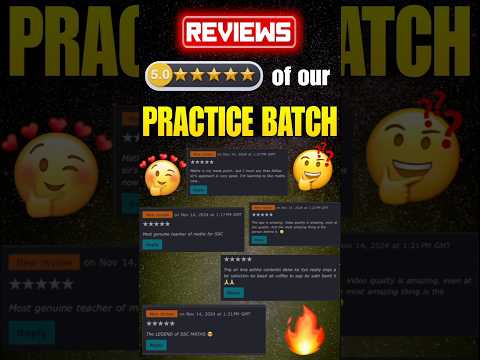 REVIEWS OF PRACTICE BATCH OF SSC CGL MAINS 2024 by Abhas Saini #ssc #shorts