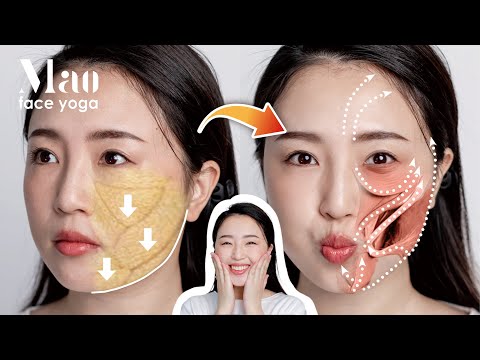 Face Yoga｜Get rid of face fat and chubby cheeks | 100% effective to slim down your face