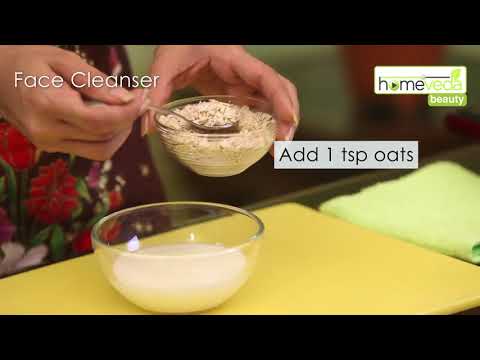 Milk and Oats Face Cleanser| Skin Care| Natural Remedies - Homeveda