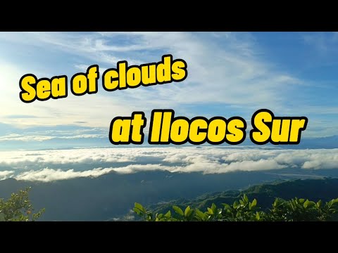 Sea of Clouds sa Mt. Tupira ng Bantay Ilocos Sur