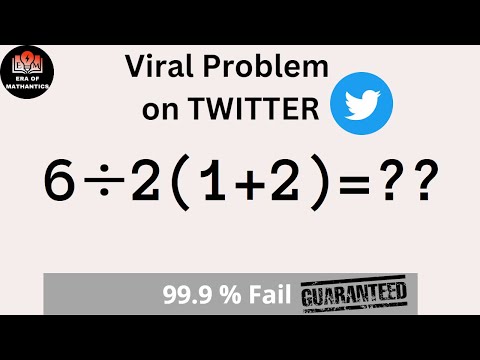 6÷2(1+2) = ? | Viral math problem | Can you answer | BODMAS RULE