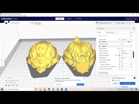 3D Printing: Splitting a model in Cura (Sort of) the cheaty way