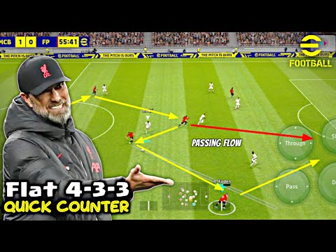 Mastering Quick Counter With Overpowered 4-3-3 Formation in eFootball 2023 Mobile