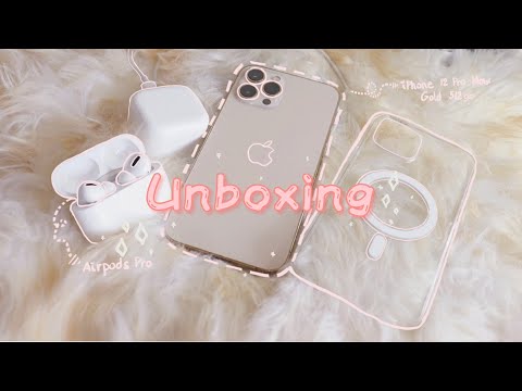 ✨ 🍎iPhone 12 Pro Max (Gold | 512gb) + AirPods Pro Unboxing ✨